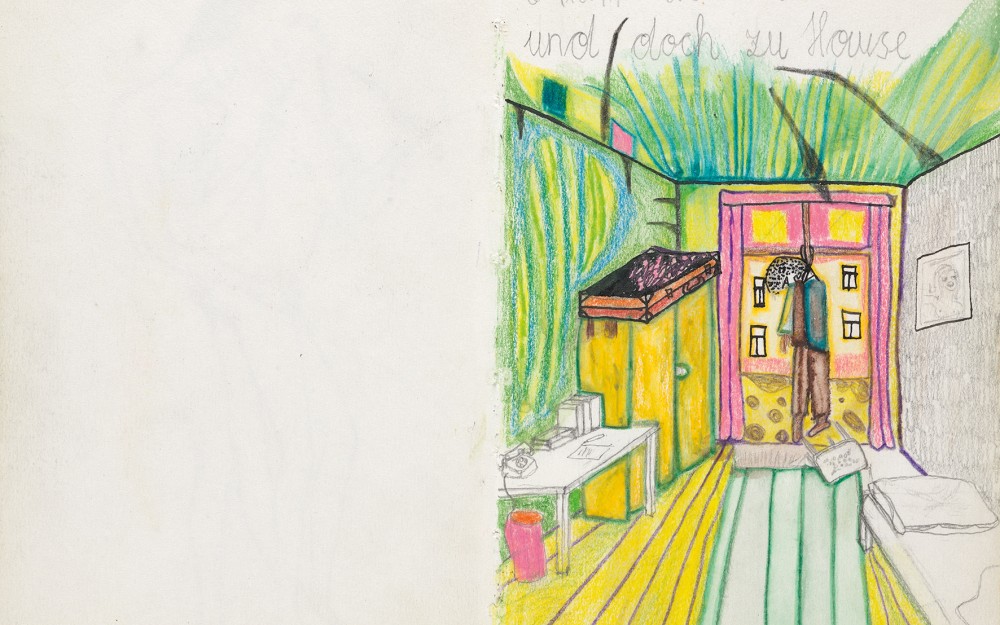 Friedl Kubelka,
                                                Nicht daheim und doch zu Hause, 1971
                                                
                                                
